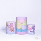 Trio de Capa Cilindro para Festa Infantil Veste Fácil C/elástico Ursinhos Carinhosos