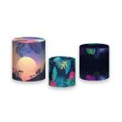 Trio De Capa Cilindro - Tardezinha Tropical Folhagens 002 Trio De Capa Cilindro - Tardezinha Tropical Folhagens 002