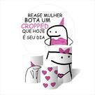 Trio de Capas Cilíndricas + Painel Redondo Sublimado c/ Elástico Aniversário Bento Flork Menina Bota um Cropped