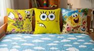 Trio de capas de almofada bob esponja