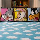 Trio de capas de almofada looney tunes