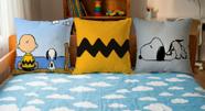 Trio de capas de almofada snoopy