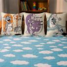 Trio de capas de almofada tom e jerry Trio de capas de almofada tom e jerry