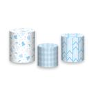 Trio de Capas de Cilindro - Chá De Bebe Body Azul Cute 017