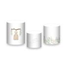 Trio de Capas de Cilindro - Chá de Bebê It's a Boy Floral Verde 061