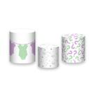 Trio de Capas de Cilindro - Cha de Revelação Bodys Verde e Lilás 029