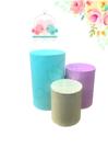 Trio de Capas de Cilindro Decoração de Festas TEMA JARDINS PASSAROS