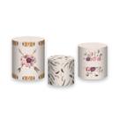 Trio de Capas de Cilindro - Filtro dos Sonhos Floral 048 Trio de Capas de Cilindro - Filtro dos Sonhos Floral 048