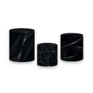Trio de Capas de Cilindro - Masculino Preto e Dourado 029