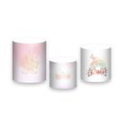 Trio de Capas de Cilindro - Unicórnio Aquarela 010 Trio de Capas de Cilindro - Unicórnio Aquarela 010