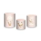 Trio de Capas de Cilindro - Ursinho Baloeiro Bege 070