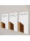 Trio De Ganchos Penduradores Provador Lojas Sim Não Talvez