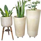Trio de Luxo Vaso Planta Para Sala Grande Decoração Interna