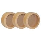 Trio de Nicho Redondo Simples 23x10 Mdf Madeira