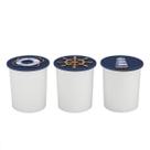 Trio de Potes Kit Higiene Bebê Lavável Urso Marinheiro