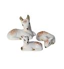 Trio De Rena Miniatura Decoração Enfeite De Natal Ceramica - Decore Casa Trio De Rena Miniatura Decoração Enfeite De Natal Ceramica - Decore Casa