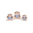 Trio De Ursinhos Para Nichos 15cm 20cm 25cm Coroa - Princesa Rei- Aviador Trio De Ursinhos Para Nichos 15cm 20cm 25cm Coroa - Princesa Rei- Aviador