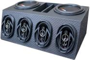 Trio Goiano Som Automotivo Sub Etm Grave Medio Agudo 1020w