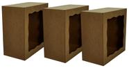 Trio Nicho Quadrado Borda Ondulada 24x24x12 Mdf Madeira
