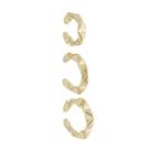 Trio Piercing Fake Dourado Trio Piercing Fake Dourado