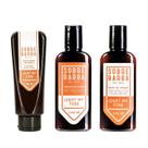 Trio Sobrebarba - Esfoliante, Shampoo e Balm de Barba - Light my Fire