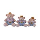 Trio Urso Principe Para Nicho de Luxo 15 cm 20 cm 25 cm