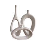 Trio Vaso Garrafa Ceramica vazado Decoração Enfeite Casa Sala Rack Trio Vaso Garrafa Ceramica vazado Decoração Enfeite Casa Sala Rack