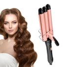 Triondas Modelador de Cachos Profissional 25mm Bivolt Prancha Turmalina Cerâmica Ondas Perfeitas Anti Estático