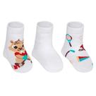 Tripack de Meia Puket Club Baby Esquilo 010203010 Tripack de Meia Puket Club Baby Esquilo 010203010