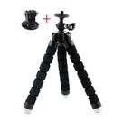 Tripé Articulável Mini Octopus Preto Dslr + Adaptador para GoPro, SJCam
