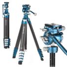 Tripé Compacto Benro Fibra De Carbono Cabeça 2 Em 1 Ballhead E Video 4,5kg