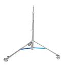 Tripé De Iluminação Aço Inox Fc-450 Com Rodinhas 4,5m Inox