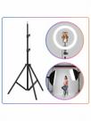 Tripé de Iluminação Ring Light Celular Led Selfie até 1,60m