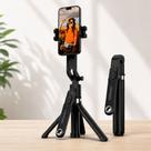 Tripé Estabilizador Rastreamento Com Facial Automático Bastão Selfie IA Bluetooth 360 Graus