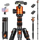 Tripé JOILCAN H80 para câmera de alumínio 81in/206cm 35lb
