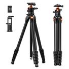Tripé K&F CONCEPT 185 cm Alumínio Leve 1,3 kg