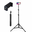 Tripé para Smartphone 1.60m com Suporte Clipe Rosca Universal 1/4 LE3627