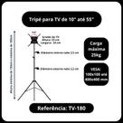 Tripé para TV, monitor 10" a 55"