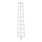 Tripé Porta Panelas Estrela Branco 10 Compartimentos 188cm