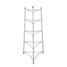 Tripé Porta Panelas Estrela Branco 5 Compartimentos 82cm