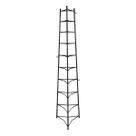 Tripé Porta Panelas Estrela Preto 10 Compartimentos 188cm