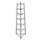 Tripé Porta Panelas Estrela Preto 7 Compartimentos 126cm