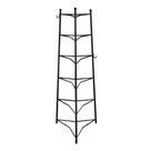 Tripé Porta Panelas Preto 6 Compartimentos 103cm