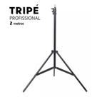 Tripé Profissional 2,00 Profissional Câmera Celular Pedestal