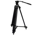 Tripé profissional cabeça fluida profissional metal alt max 1800mm capacidade 5kg wt6717