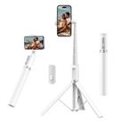 Tripé Selfie Stick ATUMTEK 55 com Controle Remoto Bluetooth - Branco