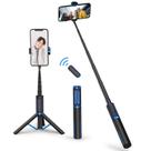 Tripé Selfie Stick ATUMTEK em alumínio Bluetooth azul