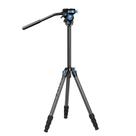 Tripé Sirui ST-124+VA-5 de fibra de carbono com cabeça de vídeo fluida Tripé Sirui ST-124+VA-5 de fibra de carbono com cabeça de vídeo fluida