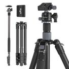 Tripé SMALLRIG AP-20 de fibra de carbono 62,2 cm com cabeça esférica de 12 kg