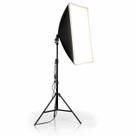 Tripé Softbox 50x70cm 2m Soquete E27 Bivolt Iluminação Para Foto Vídeo Live Estúdio